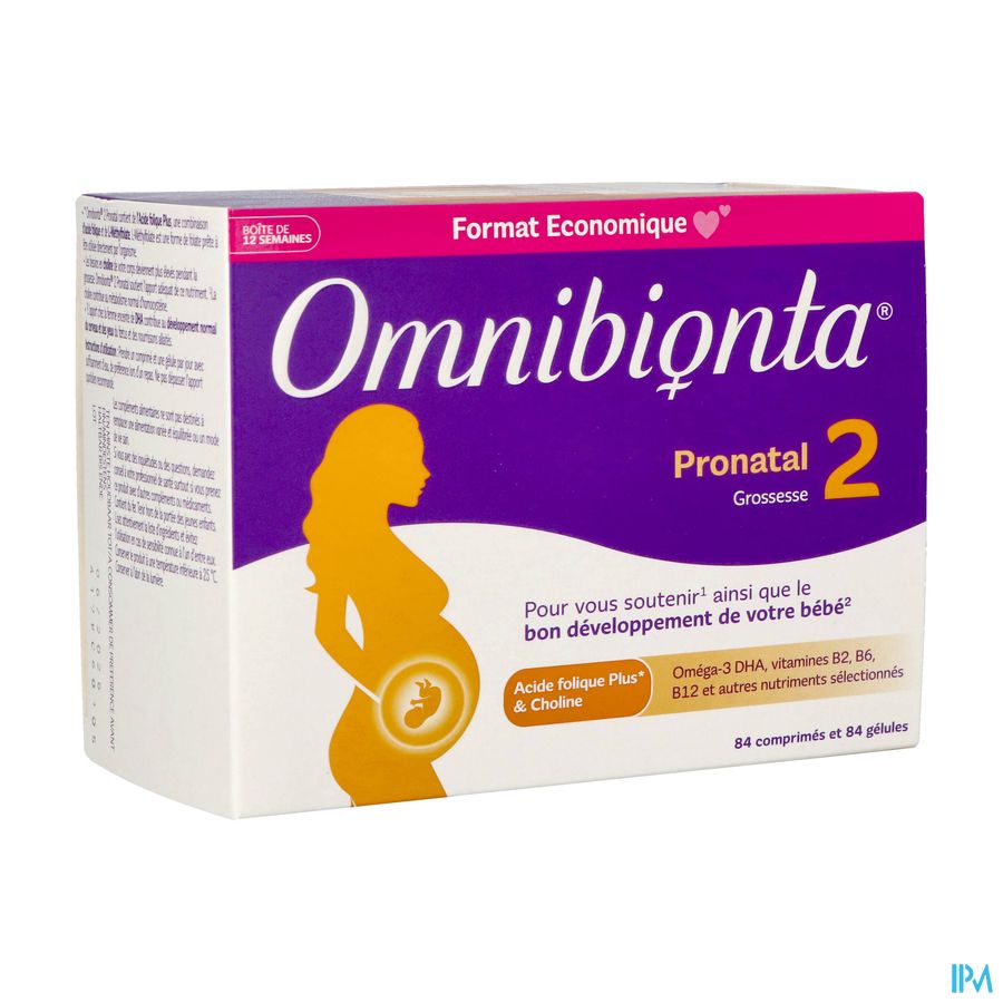 Omnibionta Pronatal 2 Gross 12 Sem.comp 84+caps84