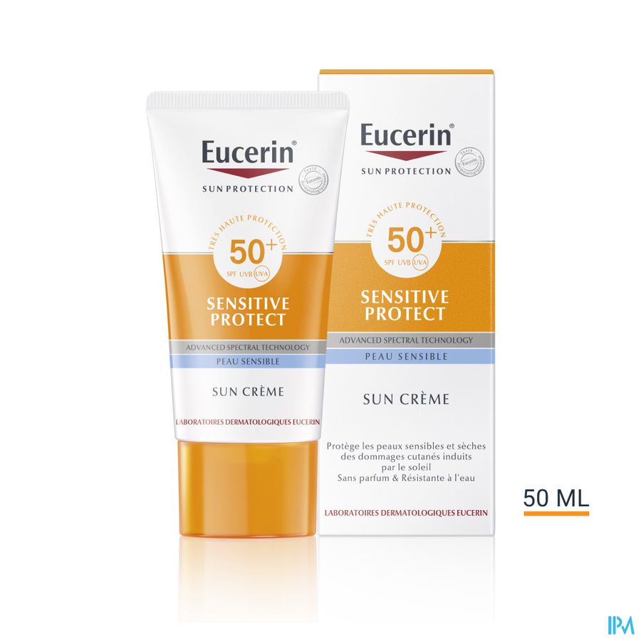 Sun Sensitive Protect SPF 50+ Crème Peau Sensible Tube 50ml