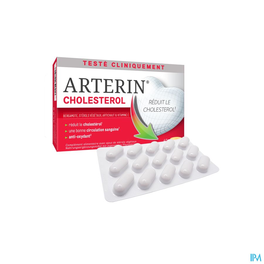 Arterin® Cholestérol 45 Comprimés - Réduit le cholestérol