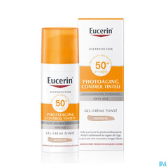 Sun Photoaging Control Tinted SPF 50+ Gel-Crème Teinté Medium Anti-Age avec pompe 50ml