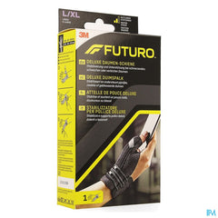 Futuro Attelle Pouce Deluxe Noir l-xl 16,5-20,3cm