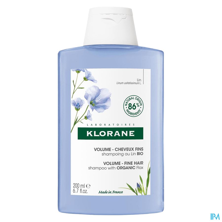 Klorane - Shampoing au Lin BIO - Volume - Cheveux fins