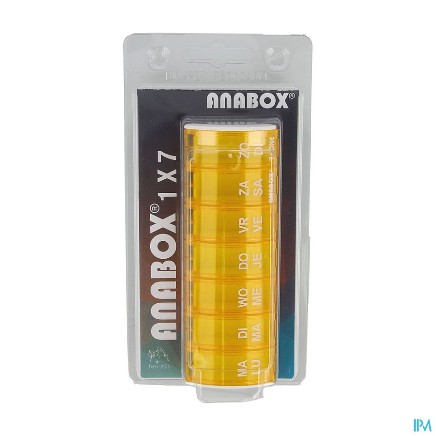 Anabox Pilulier Semaine Orange