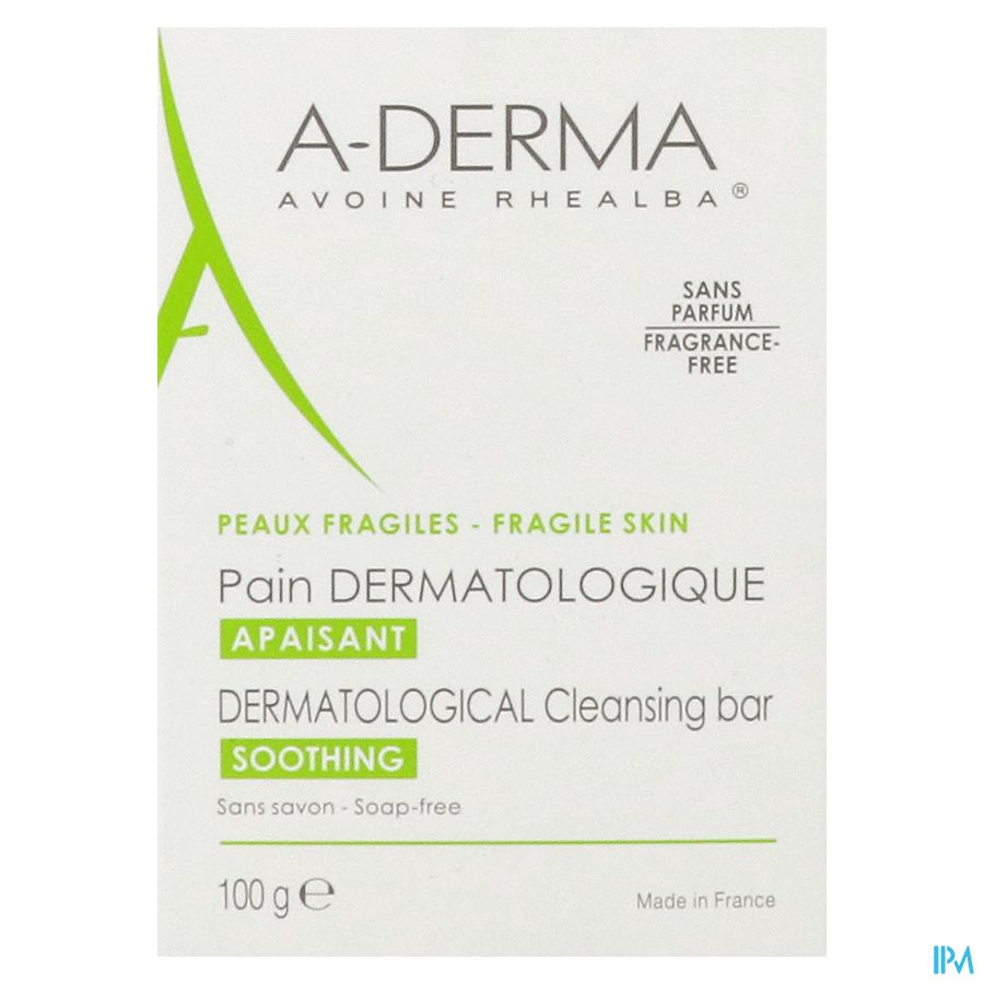 A-DERMA - PAIN DERMATOLOGIQUE - Pain dermatologique apaisant - LES INDISPENSABLES