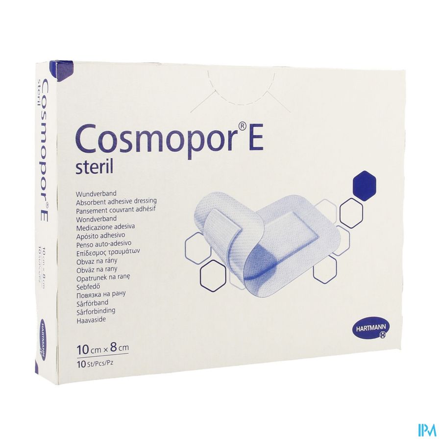 Cosmopor E Latexfree 10x8cm 10 P/s