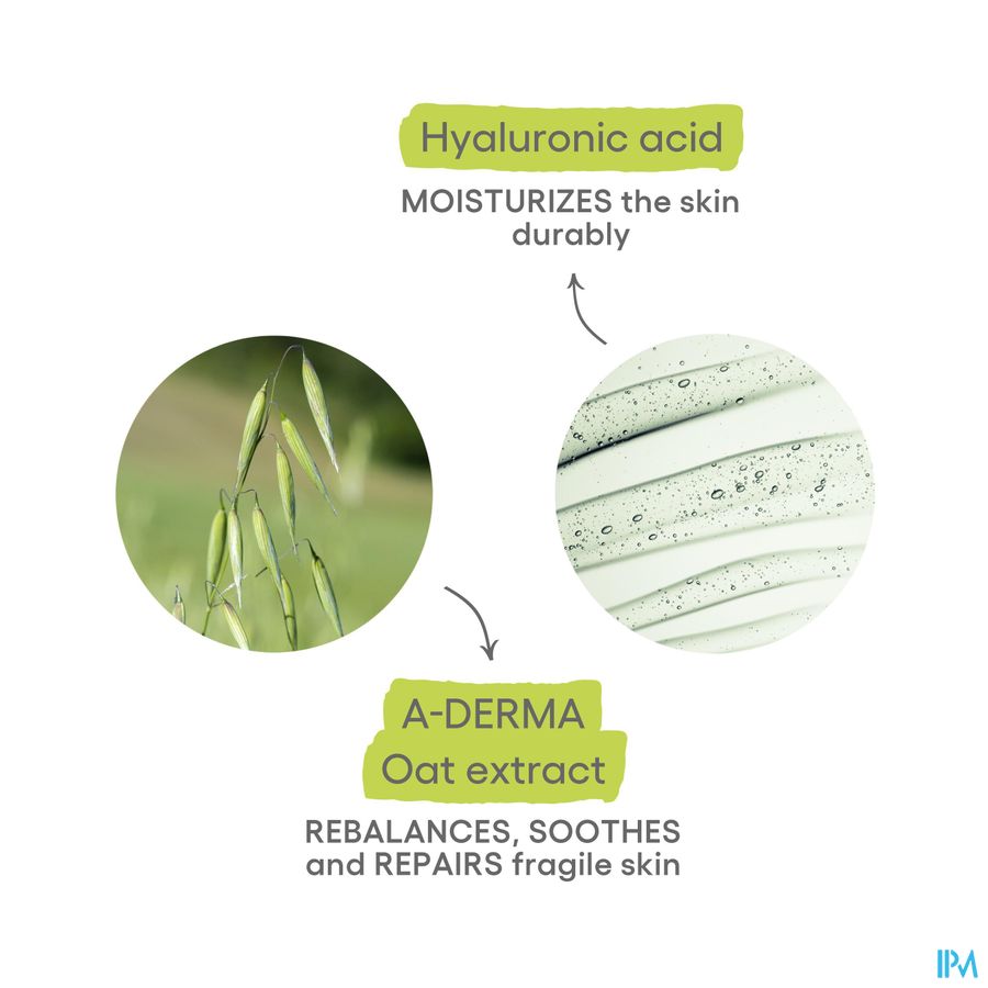 A-DERMA - LES INDISPENSABLES CRÈME UNIVERSELLE HYDRATANTE - À l'acide hyaluronique et beurre de karité - Peaux Fragiles
