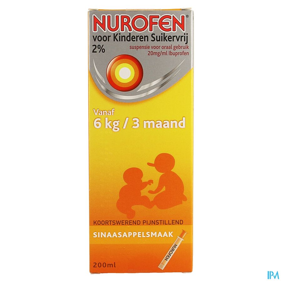 Nurofen Enfant Orange Susp S/sucre 200ml