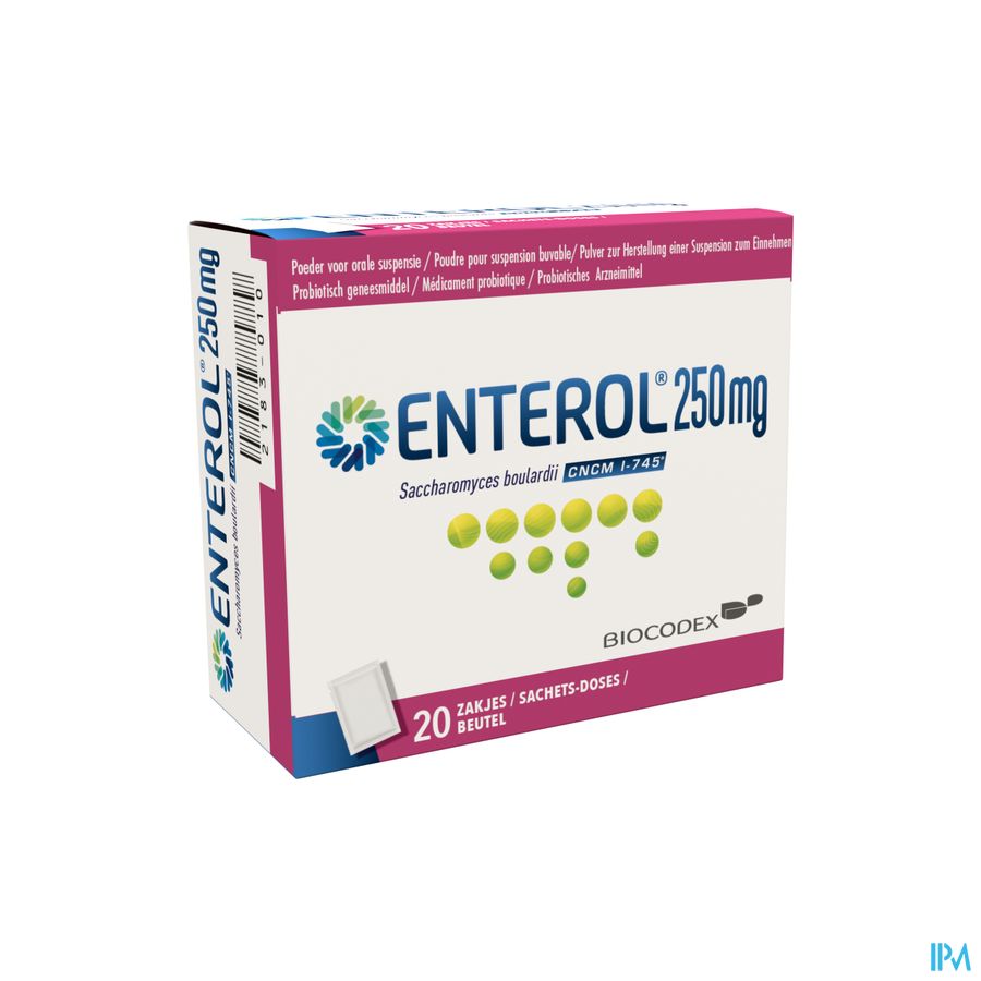 Enterol 250mg Pulv Sach 20