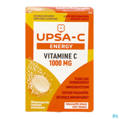 UPSA C ENERGY 1000MG COMP EFFERV. 20