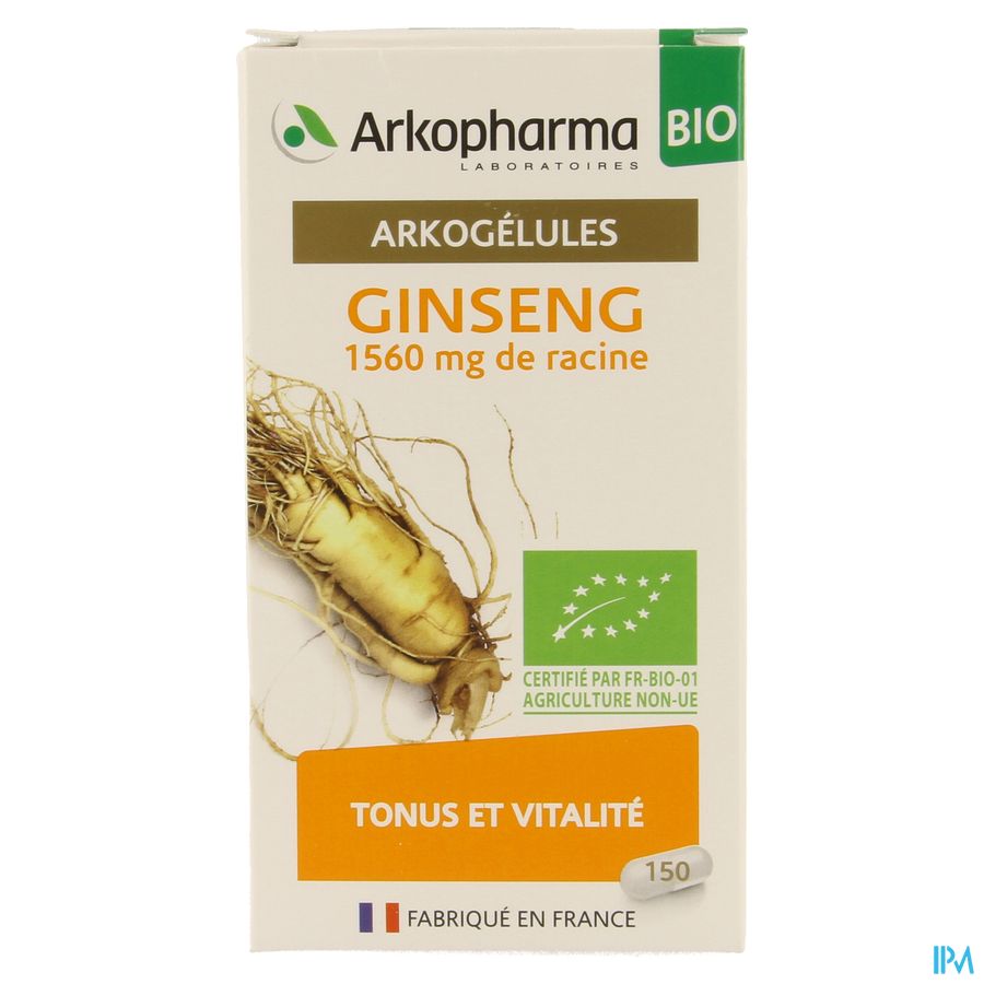 Arkogelules Ginseng Bio Caps 150