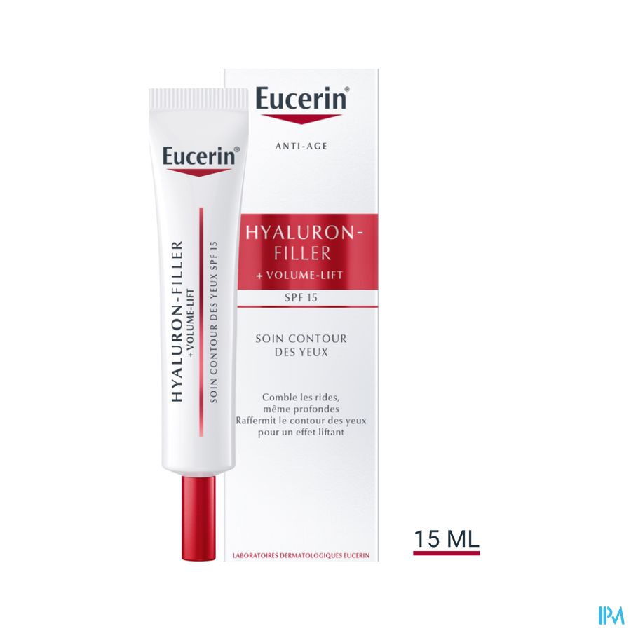 Hyaluron-Filler + Volume-Lift Soin Contour des Yeux SPF 15 Anti-Rides & Anti-Âge Tube 15ml