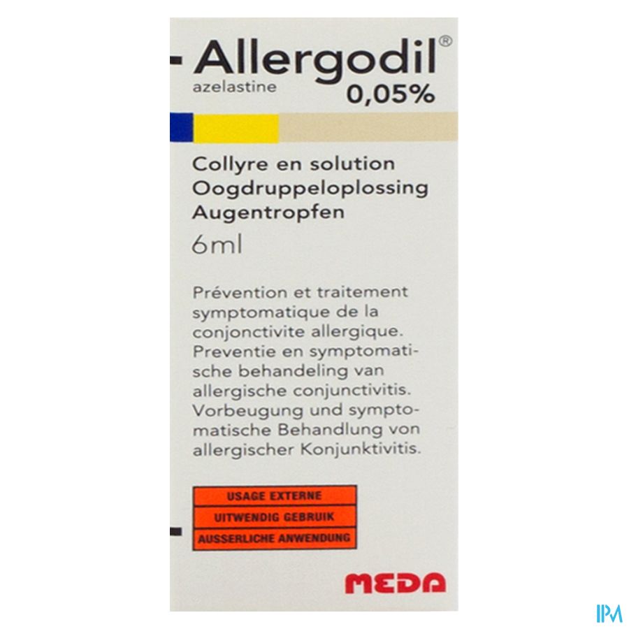 Allergodil Collyre Fl 6ml