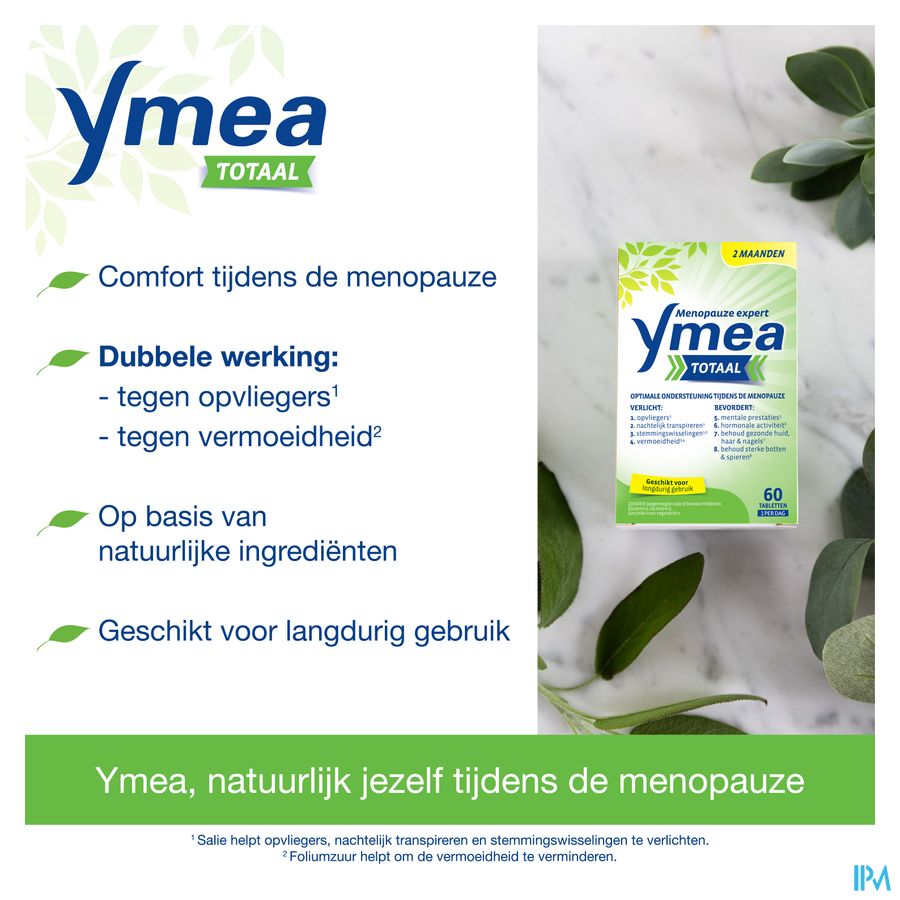 Ymea® Total 60 P. - Ménopause - Contre Bouffées De Chaleur & Fatigue