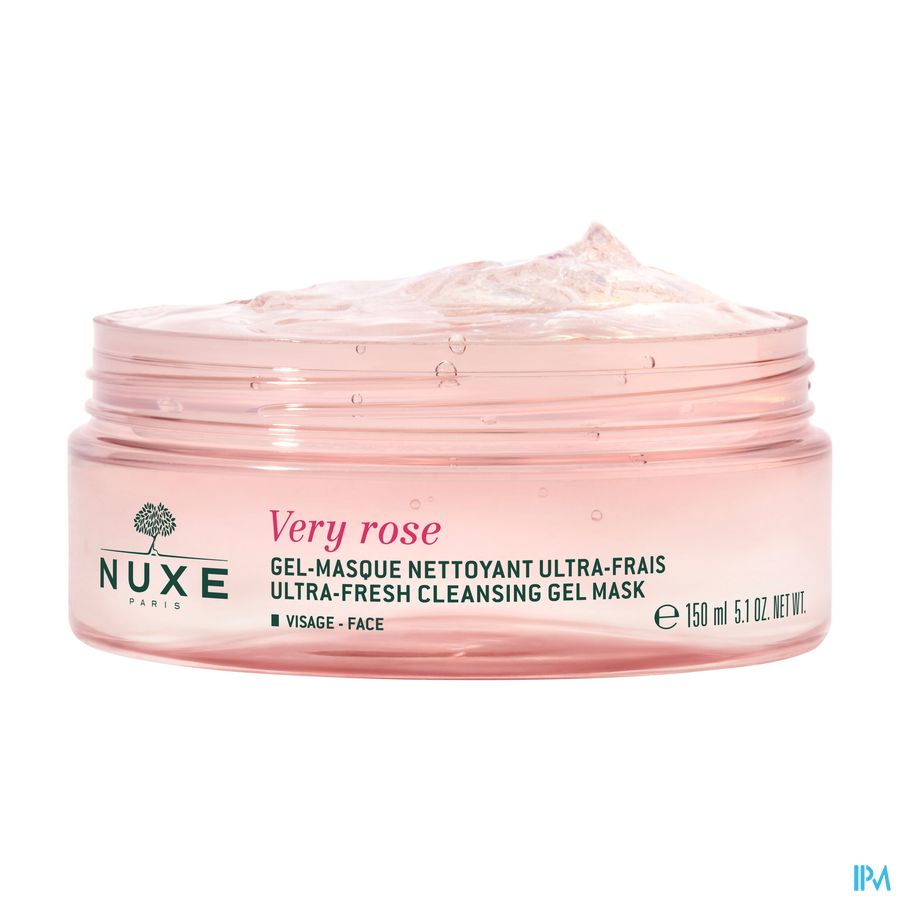 Nuxe Very Rose Gel Masque Nettoy.ultra Frais 150ml