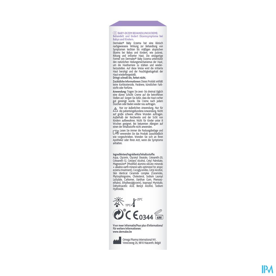 Dermalex® Eczema Bebe - Sans Cortisone - 30ml - A Partir De 8 Semaines