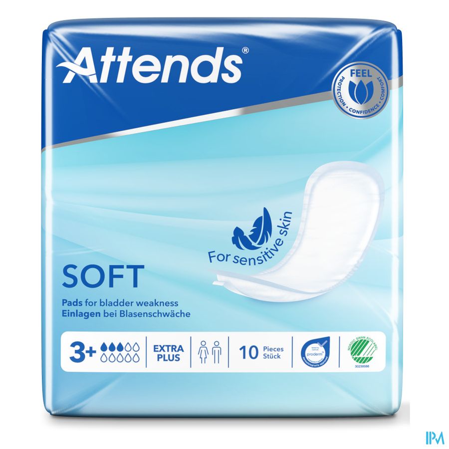 Attends Soft 3 Extra Plus Couche Anatom. 1x10