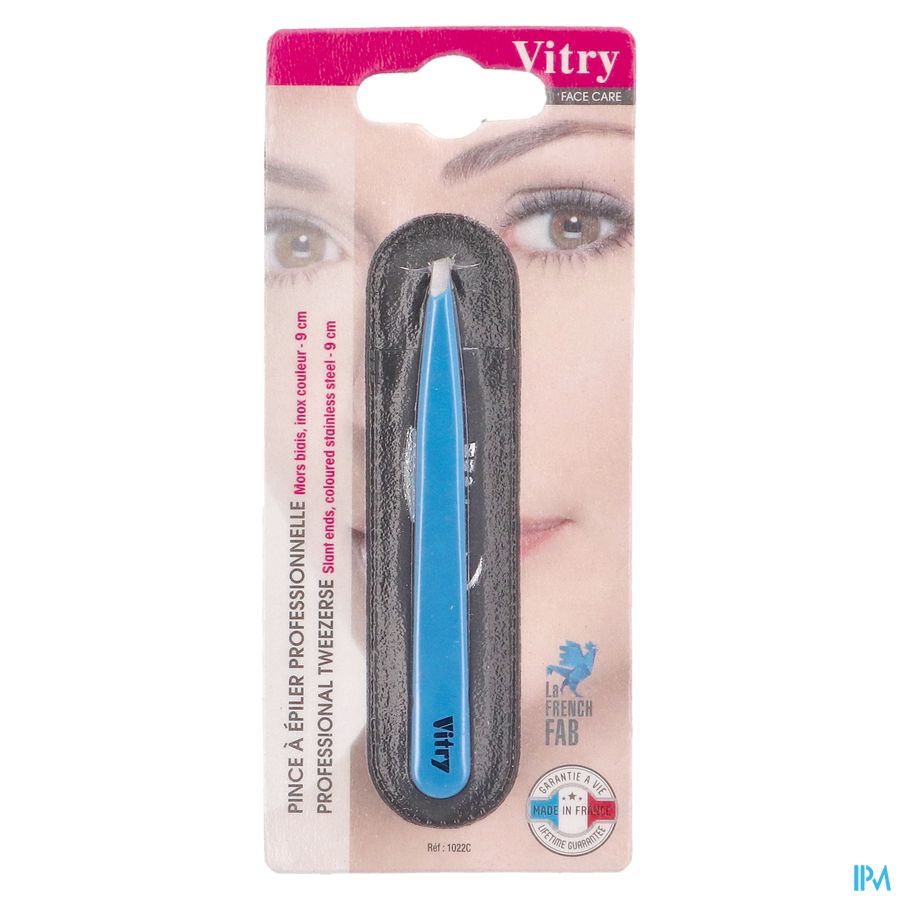 PINCE A EPILER PROF. MB INOX COULEUR