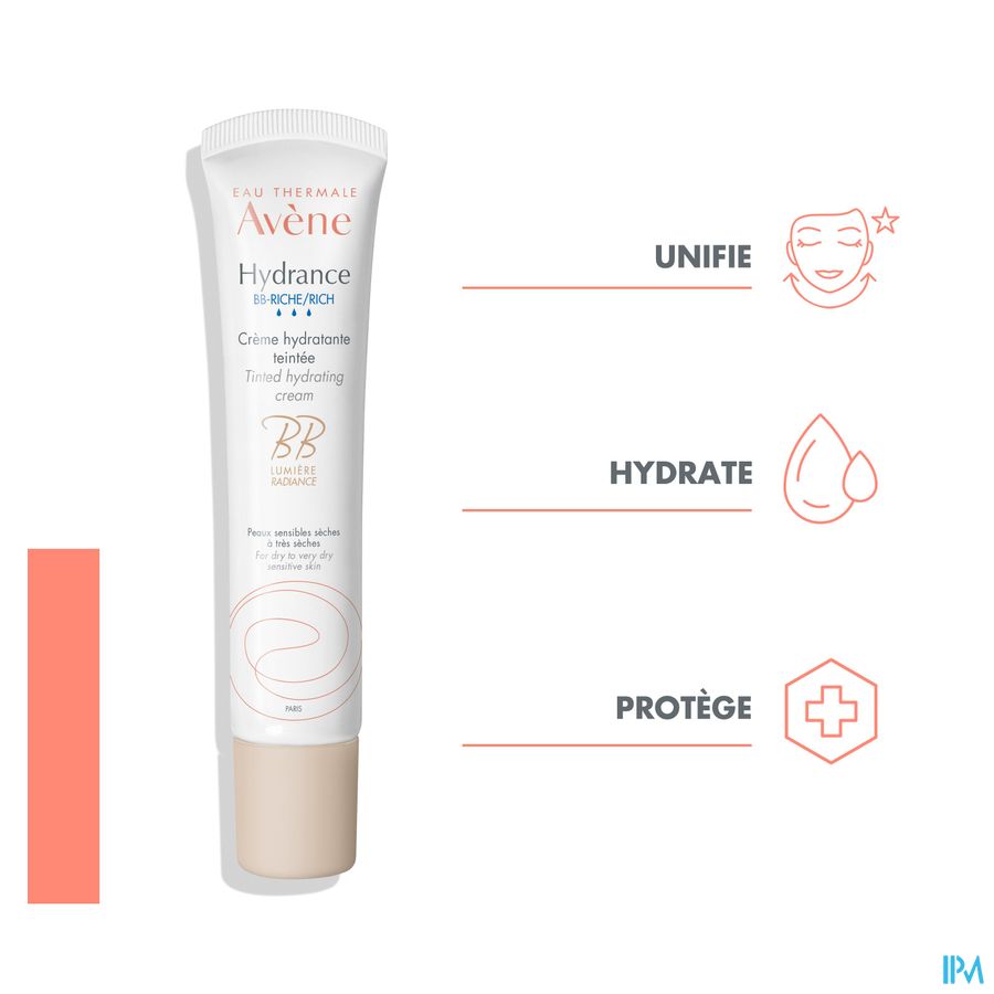 Eau Thermale Avène - Crème hydratante teintée Hydrance BB-RICHE