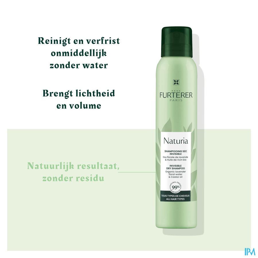 René Furterer Shampooing sec invisible - Shampoing sec naturel - NATURIA