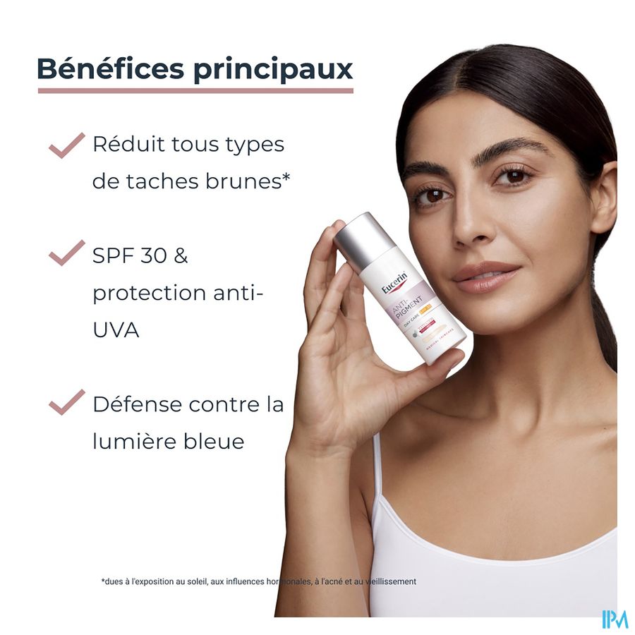 Anti-Pigment Soin de Jour Teinté SPF 30 Light Hyperpigmentation avec pompe 50ml