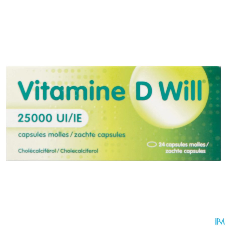 Vitamine D Will 25000ui Caps Molle 24