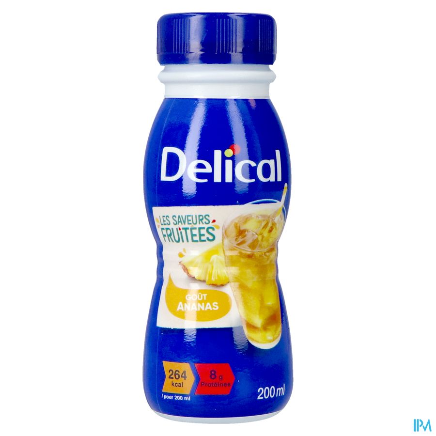 Delical Boisson Fruitee Ananas 4x200ml