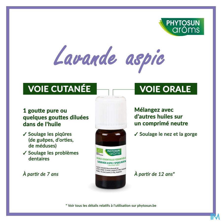 Phytosun® Lavande Aspic Bio 5ml Be2