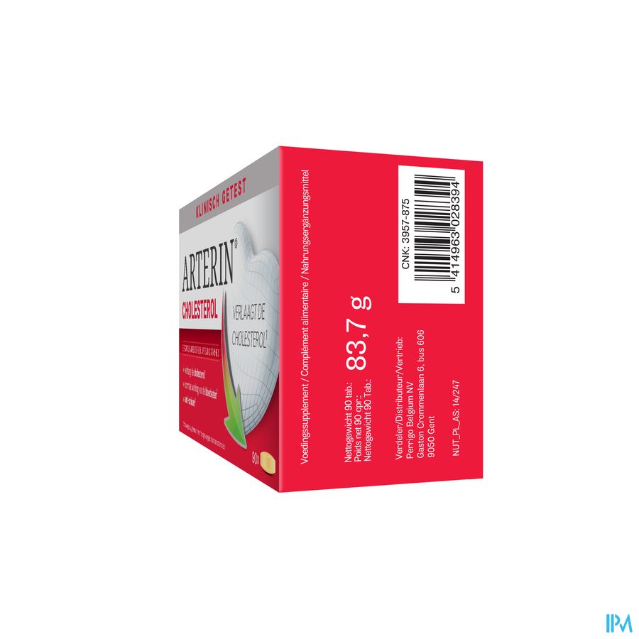 Arterin® Cholestérol 90 Comprimés - Reduit le cholestérol