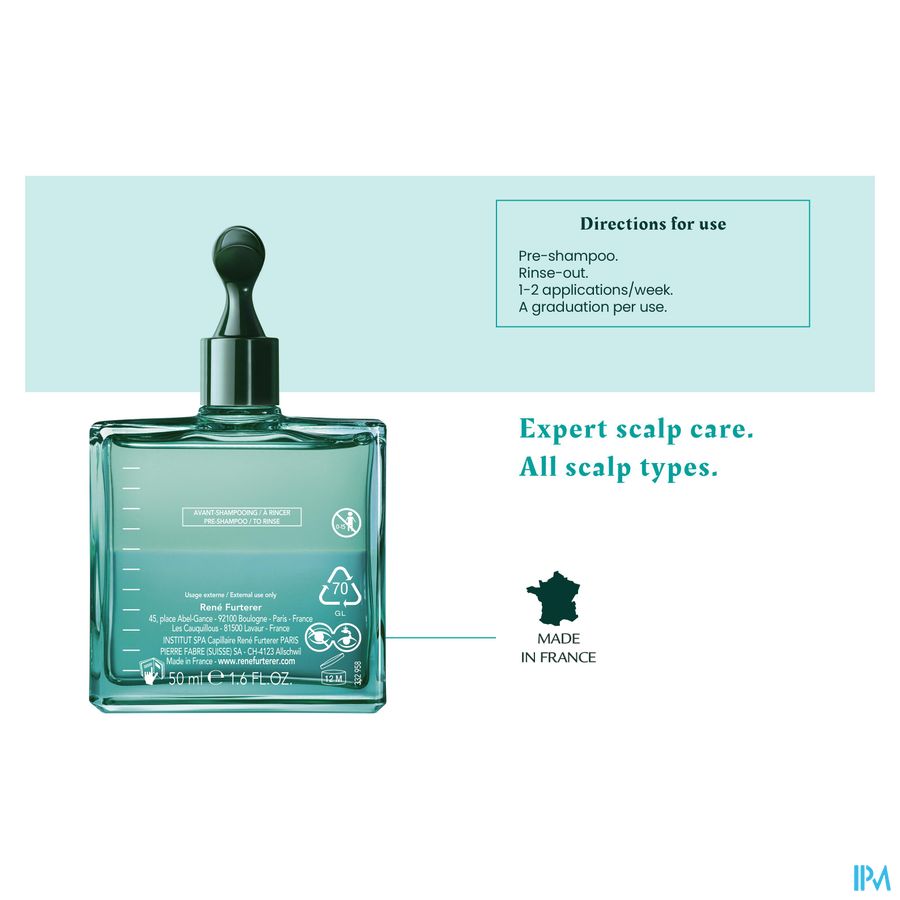 René Furterer Astera - soin cuir chevelu avant-shampoing apaisant - HEAD SPA