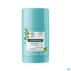 Klorane - Masque en stick Purifiant à la Menthe BIO et argile soin anti-imperfections peaux grasses à tendance acnéique