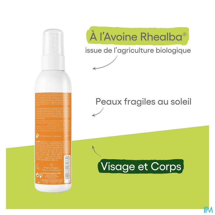 A-DERMA Spray solaire invisible SPF50+ PROTECT