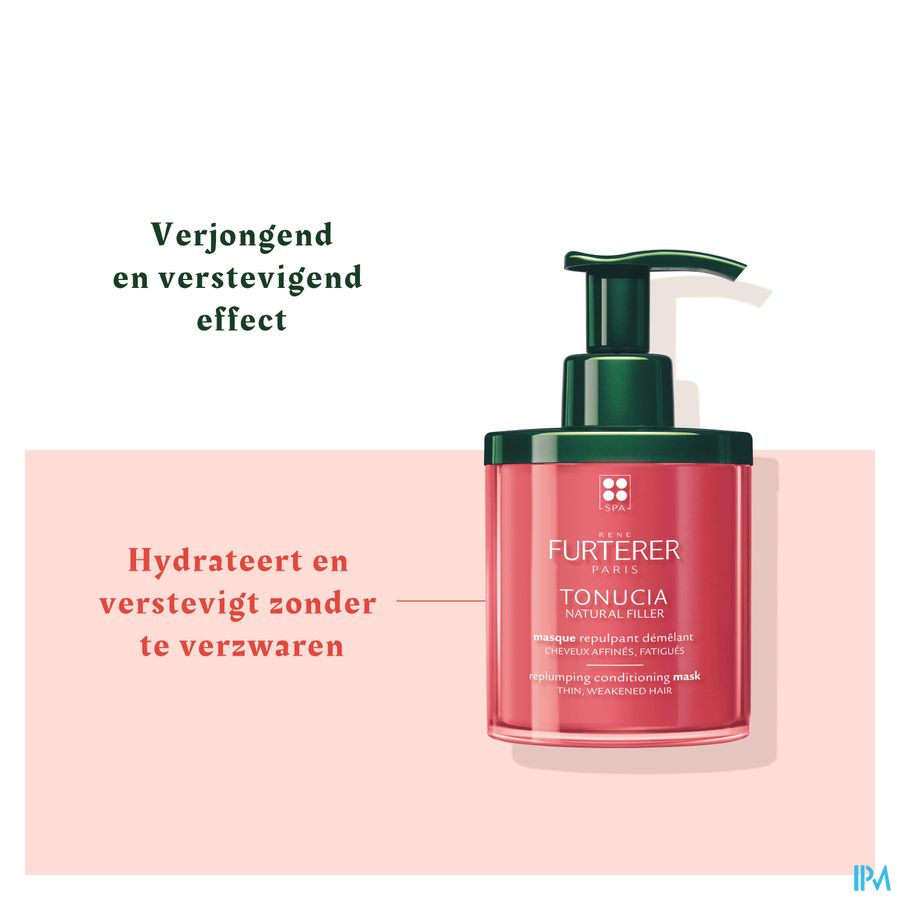 René Furterer - Masque repulpant démêlant - Masque densifiant pro-jeunesse - TONUCIA NATURAL FILLER
