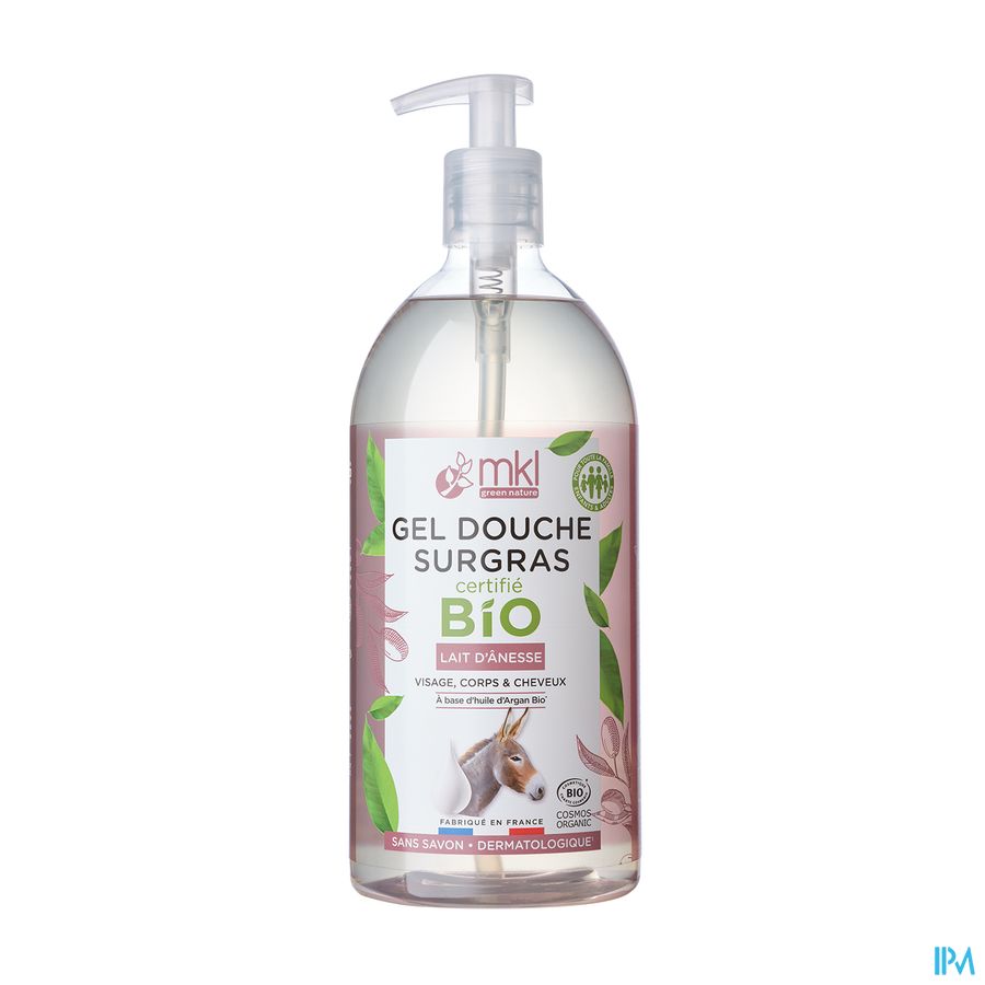 Mkl Gel Douche Bio Lait Anesse Fl Pompe 1l