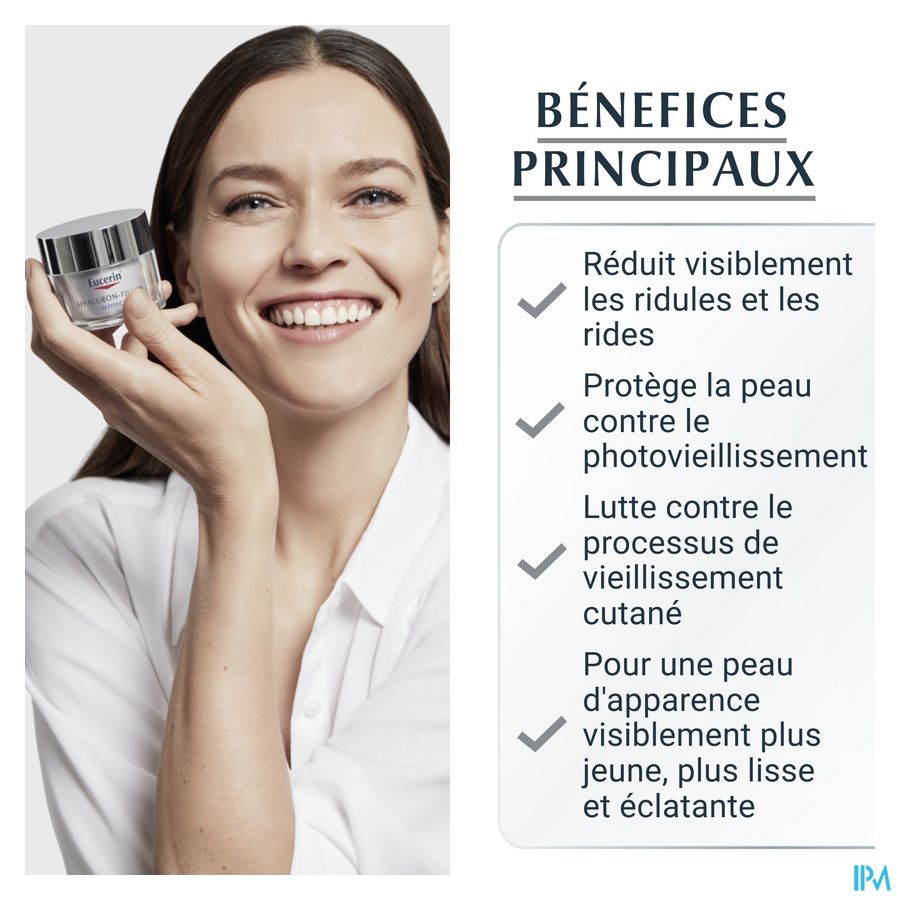 Hyaluron-Filler + 3x Effect Soin de Jour SPF 15 Peau Sèche Anti-Rides & Anti-Âge Pot 50ml