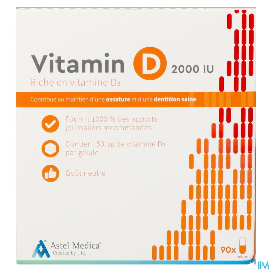 Astel Vitamin D 2000iu Caps 90