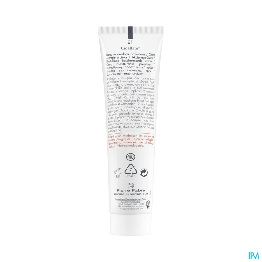 Avène Cicalfate+ Crème réparatrice protectrice Irritations cutanées 40ml