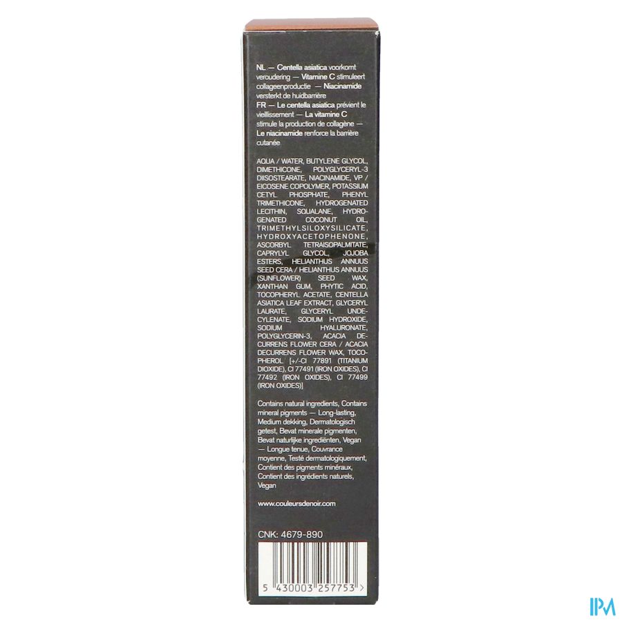 Couleurs De Noir Fus.glow Fdt 05 W. Dore 30ml