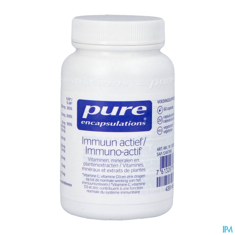 Pure Encapsulations Immuno-actif Caps 60