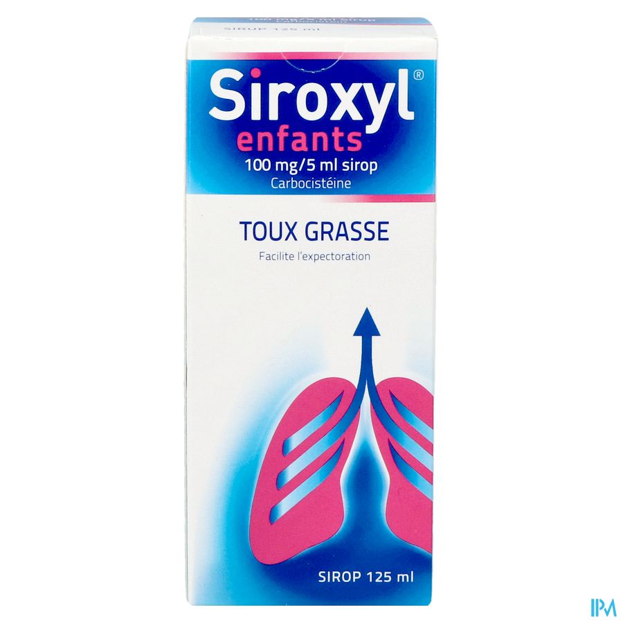 Siroxyl Sirop Enfants/kinderen 125ml 100mg/5ml