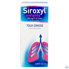 Siroxyl Sirop Enfants/kinderen 125ml 100mg/5ml