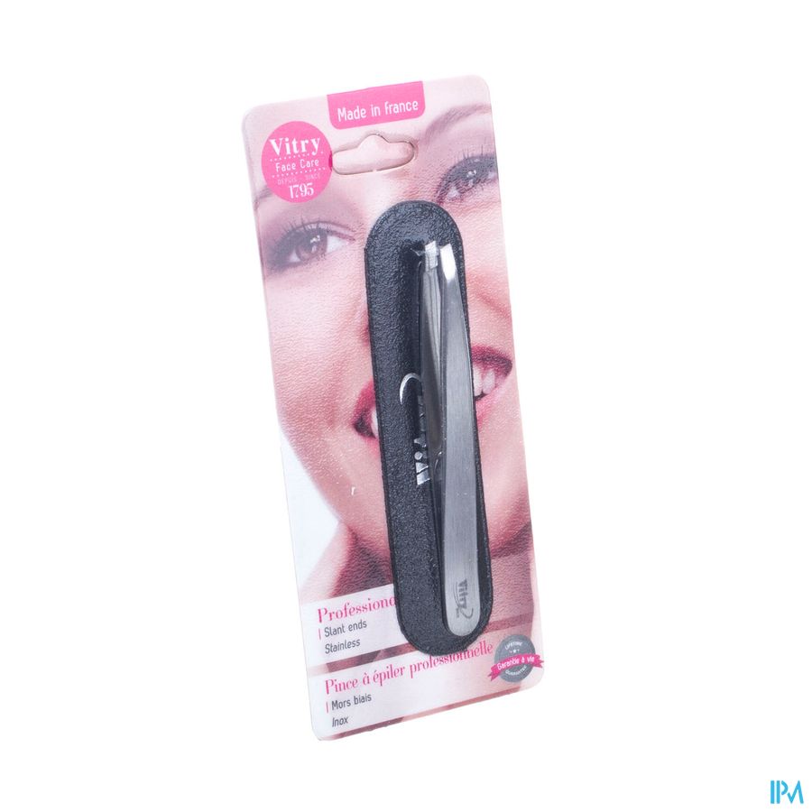 PINCE A EPILER PROF. MORS BIAIS INOX