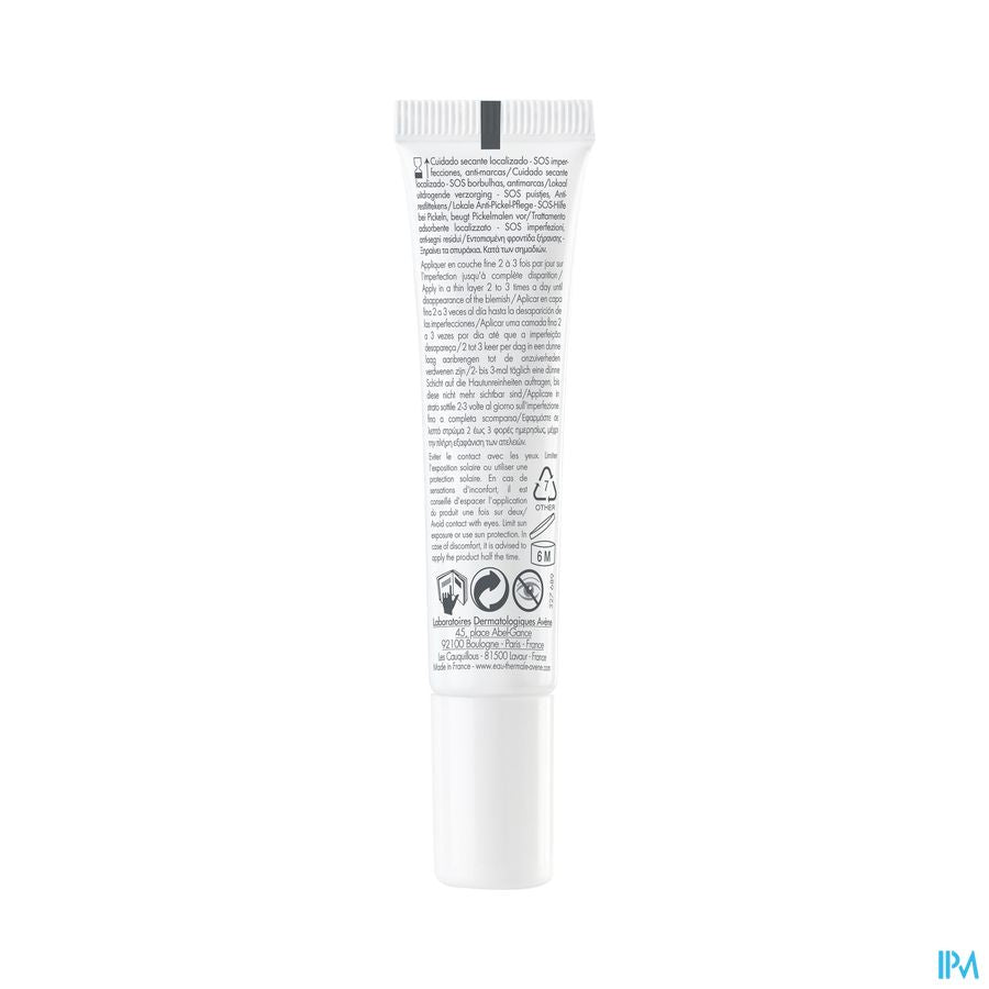 Eau Thermale Avène CLEANANCE COMEDOMED Soin asséchant localisé SOS Bouton Peaux à tendance acnéique