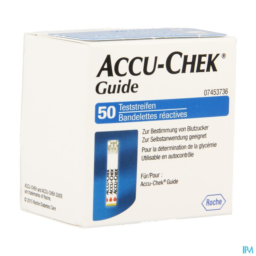 Accu Chek Guide Tests 50 Bandes