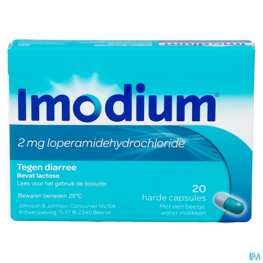 Imodium® capsules, traitement de la diarrhée, 20 gélules