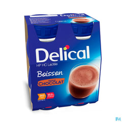 Delical Boisson Lactée Hp-hc Chocolat 4x200ml