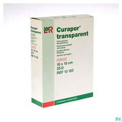 Curapor Transparent Steril 10cmx15cm 25 13103