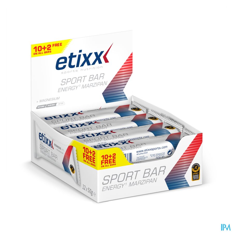 ENERGY MARZIPAN SPORT BAR 12X50g