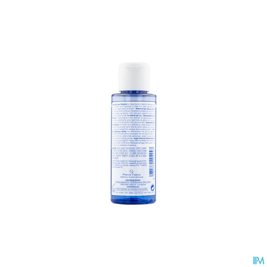 Klorane - Démaquillant yeux waterproof au Bleuet issu de culture BIO - Yeux sensibles