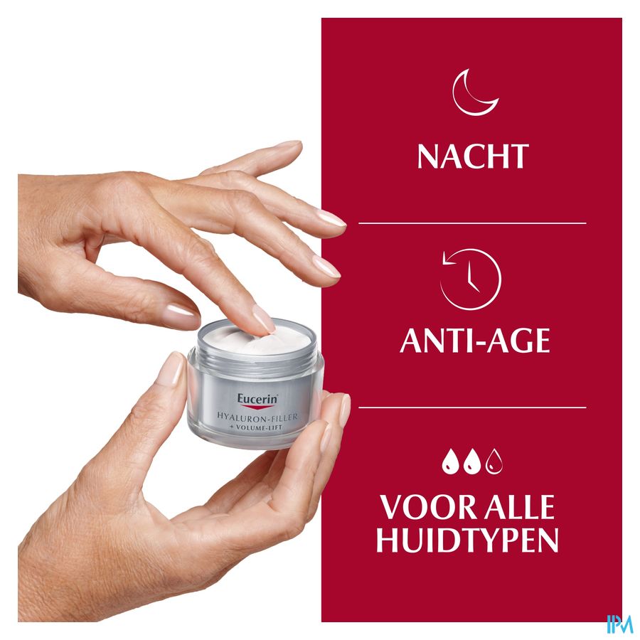Hyaluron-Filler + Volume-Lift Soin de Nuit Anti-Rides & Anti-Âge Pot 50ml