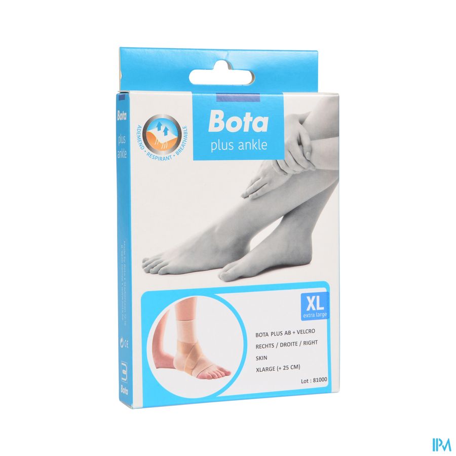 CHEVILLERE + VELCRO BOTA PLUS BEIGE DROITE \ XLARGE = + 25 cm